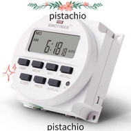 PISTACHIO Time Relay Control 7 Days Weekly Programmable AC 110V 120V 220V 230V High Precision Smart 