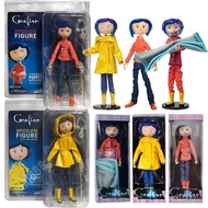 2025 Coraline & The Secret Door NECA Coraline Action Figure Can Change Clothes Doll Decoration Model