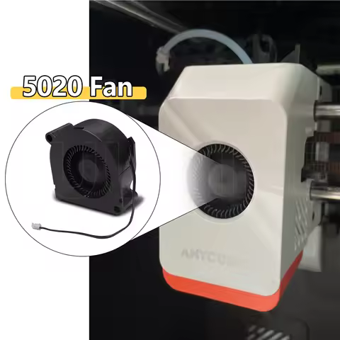 5020 Blower Fan for Anycubic Kobra S1 Hotend Radial Fan Rapid Cooling Blower Fan Faster Speed Low No
