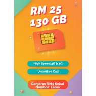BEONE 5G Ultra Plus | 130GB | Kekal No | MNP Reward RM30