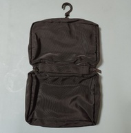 90%New 日本 Muji 無印良品 黑色 可掛式 掛勾袋 收納包 收納袋 (旅行用品 旅遊)