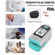 LilyBeatuy【With Box】Digital Finger Omron Oximeter Blood Oxygen Saturation Pulse Oximeter OLED Finger
