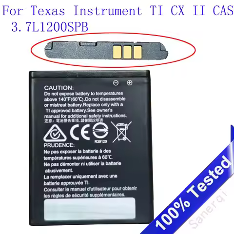 For Texas Instruments TI-84 CE CX CAS Graphing Calculator Battery Pack 3.7L1200SPB