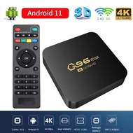 MerliMart SG TV Box Q96 MAX 8GB RAM 128GB ROM 4K Android Smart TV Box UK Plug H.265 Media Player 2.4