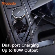 MCDODO CC4850 80W CAR CHARGER BUILT-IN 80CM RETRACTABLE CABLE
