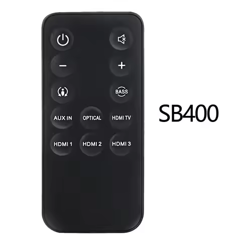 New Remote Control Use for JBL Cinema SB400 Soundbar Speaker System SB200 60-Watt SB100 Controller R