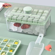 BEAUTY Ice Cube Tray, Press Type With Storage Box Ice Box Tray,  Ice Cube Maker ABS Ice Bucket Ice Cream