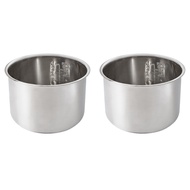 2X Inner Pot for Instant 6 Quart-Stainless Steel Rice Cooker Pot ReplacementNonstick Replacement Ins