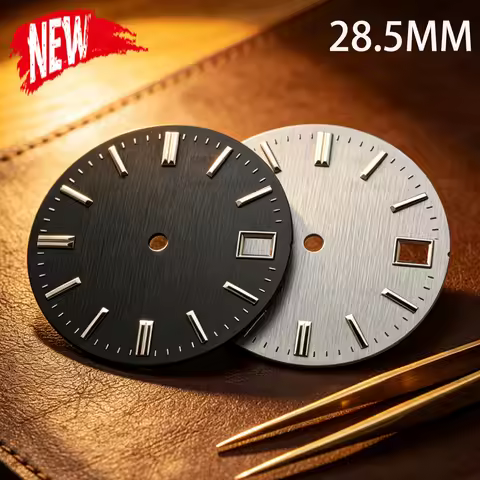 NH35 28.5mm Watch Face Case Mod Part Sterile Vertical Stripe Texture Watch Dial Suitable for Seiko G