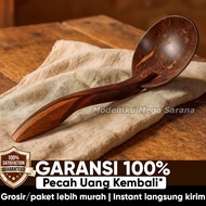 My pottery | 23cm Long Coconut Shell Ladle with Wooden Handle – Unique Traditional Handmade Jogja Ir