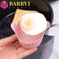 BARRY1 Air Fryer Egg Poacher, Heat-Resistant Silicone Muffin Cake Mold, Multifunctional Reusable Pink/grey Steamed Egg Mold Pudding
