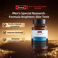Swisse PLUS NAD+CELLULAR ENERGY 30capsules for men,Nicotinamide Riboside Chloride supports nad+ prod