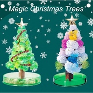 3 In 1 Mini Christmas Tree Toy Magic Growing Christmas Tree Kit For Kids Christmas Gifts