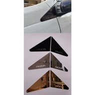 Perodua Bezza Front Side Window Mirror Cover - GLOSS BLACK / CHROME / GOLD