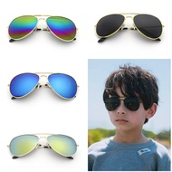 Children's Toad Style3024Glasses Kids Police Sunglasses Outdoor Kids Sunglasses Beach Mirror Pilot Glasses