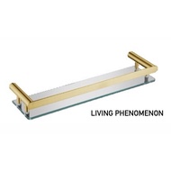 Matt Gold Glass shelf
