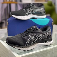 2023 Asics Men's Shoes Nimbus23 Running Shoes Gel Shock-absorbing Running Shoes N23 Black Warrior Sneakers Trend Hundred Towers