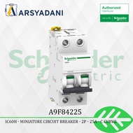 A9F84225 - ACTI9 IC60H 2P 25A C MINIATURE CIRCUIT B - Schneider Eelctr