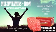 Authentic Multivitamins + Iron Stresstabs Tingi Pack of 20 Tablets