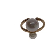 Parametinow others Akoya double pearl Accessory GLD Women Direct from Japan Secondhand