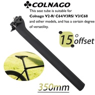 COLNAGO 15mm offset full carbon black matte seat post C68 series350mm ,suitable for Colnago V2-R/ C6