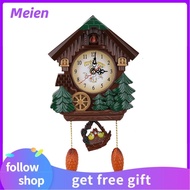 Meien Cuckoo Clock Tree House Wall Art Vintage Decoration For Home RE