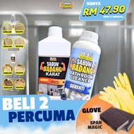 Percuma Span Magic : Sabun Badang Karat + Bathroom Cleaner  Pencuci Lumut Kerak Tiles Toilet Tong Ga