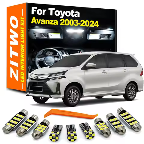 ZITWO Indoor Lamp For Toyota Avanza 2003- 2016 2017 2018 2019 2020 2021 2022 2023 2024 LED Interior