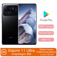 Xiaomi 11 Ultra 5G ทั่วโลก98% รอม11อัลตร้า8GB 256GB 5G โทรศัพท์มือถือ Snapdragon 888 50MP กล้องสามตัว120HZ ดิสเพลย์ AMOLED สมาร์ทโฟน5000MAh