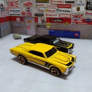 Hotwheels | '67 Pontiac GTO | GM | Lot of 2 | Yellow, Black