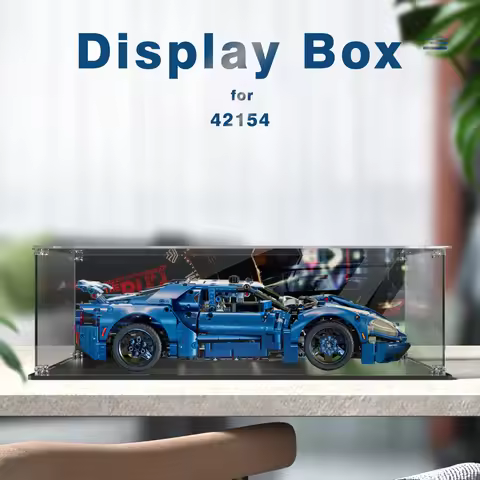 Acrylic display box for lego 42154 display case for Ford GT building block dustproof clear model car