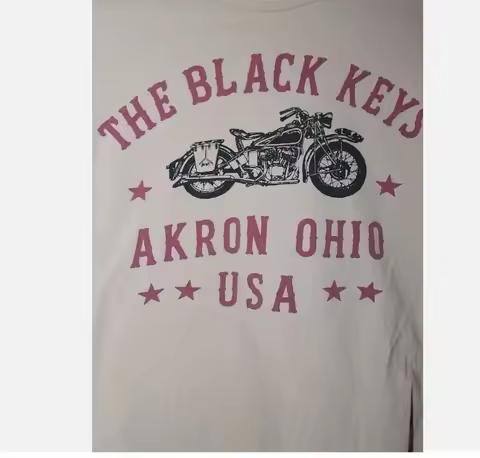 The Black Keys Band Akron Ohio USA Sand Color T Shirt Full Size S-4XL