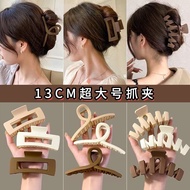 Korean Temperament Hair Clip Square Clip Simple Hair Pin Matt Color Hair Clips for Women sepit rambu