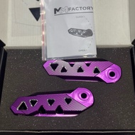 พักเท้าแต่ง Giorno125 MM Factory แท้ สีทูโทน