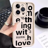 Case HP For Iphone 13 11 11 Pro Max X XS XR 7 8 7 Plus 8 Plus SE 2020 2022 6S 6Plus 6S Plus Iphone 10 Ten Casing Softcase Casing Cesing Phone Soft Cassing Simple English Alphabet For Sofc Silicone