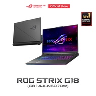 ASUS ROG Strix G18 gaming laptop 18", 240Hz QHD+ IPS, NVIDIAGeForceRTX4070, Intel Core i9-13980HX, 32GB (16x2) DDR5-4800, 1TB PCIe® 4.0 NVMe M.2 SSD, RGB keyboard, G814JI-N6070W