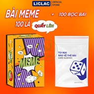 Bộ Bài MEME 100 Lá Quẩy Lên - Bạn Êi Trò chơi Board Game vui vẻ chơi cùng bạn bè quên lối về Bài Mêm
