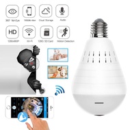 360° Panoramic Wifi 1080P Camera Light Bulb Home Security Video Camera Lamp Wireless CCTV Surveillance Fisheye Network Camera