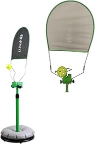 Tennis Trainer | Portable Tennis Practice Equipment for All Levels – Real Topspin Training Aid • Adj