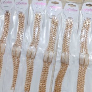 MATA 12-piece Gold Chain Bracelet Business Package 6-piece Gold/