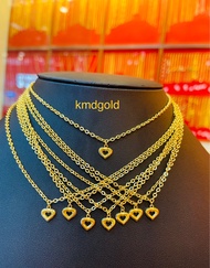 KMDGold สร้อยคอทองครึ่งสลึง จี้ในตัว สินค้าขายได้จำนำได้ พร้อมใบรับประกัน เลือกลายทักแชทมาน่ะค่ะ