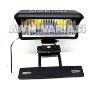 Lampu topi plus breket Variasi rx king vixion gl megapro byson dll