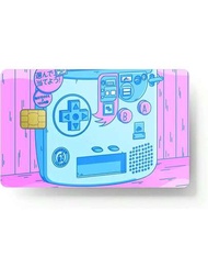 Pegatina De Piel De Tarjeta De Juego Kawaii Para Ebt, Transporte, Llave, Cubierta De Piel De Tarjeta De Crédito Y Débito - Protegiendo Y Personalizando La Tarjeta Bancaria Delgada, Impermeable, Cubierta De Tarjeta Impresa Digitalmente