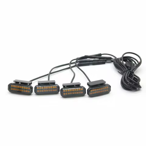 LED Car Lights Front LED Grille Lights With Harness Eagle Eye Lamp FOR FORD F-150 RAPTOR center mesh