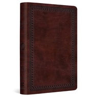 ESV Value Compact Bible: TruTone, Mahogany, Border Design ESV Bible