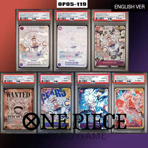 Diy One Piece Op05-119 Awakening of The New Era #119 Monkey D. Luffy Alternate Art Series Wanted Col