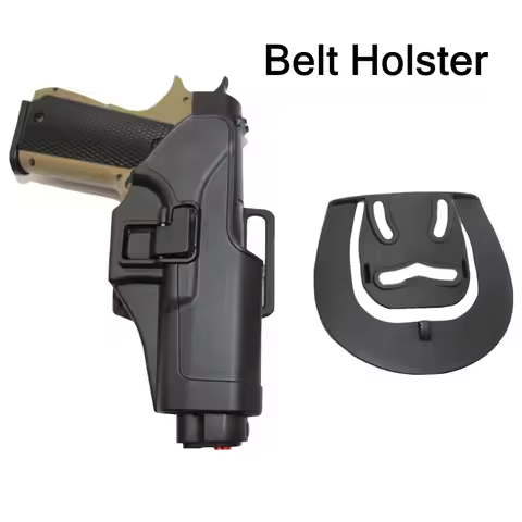 Black Tactical Gun Holster For Glock G17 G19 M9 Colt 1911 Sig Sauer P226 HK USP Airsoft Belt Holster