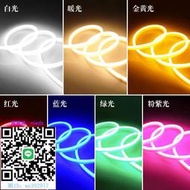 燈具柔性燈帶led戶外彩色12V霓虹360度發光圓形長條冷光防水軟管高亮改造導光軟燈條招牌燈管條型批發diy不見燈珠