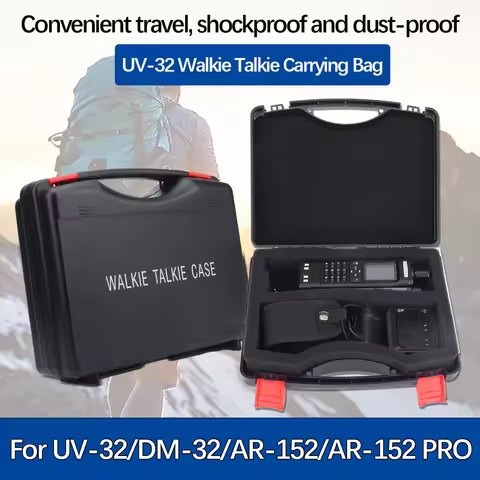 BAOFENG UV-32 Walkie Talkie Carrying Case Handbag Storage For UV-32 AR-152 DM-32 AR-152 PRO Ham Radi