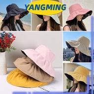 YANGYANG Bucket Hat Spring Summer Portable Anti-UV Panama Hat Sun Hat